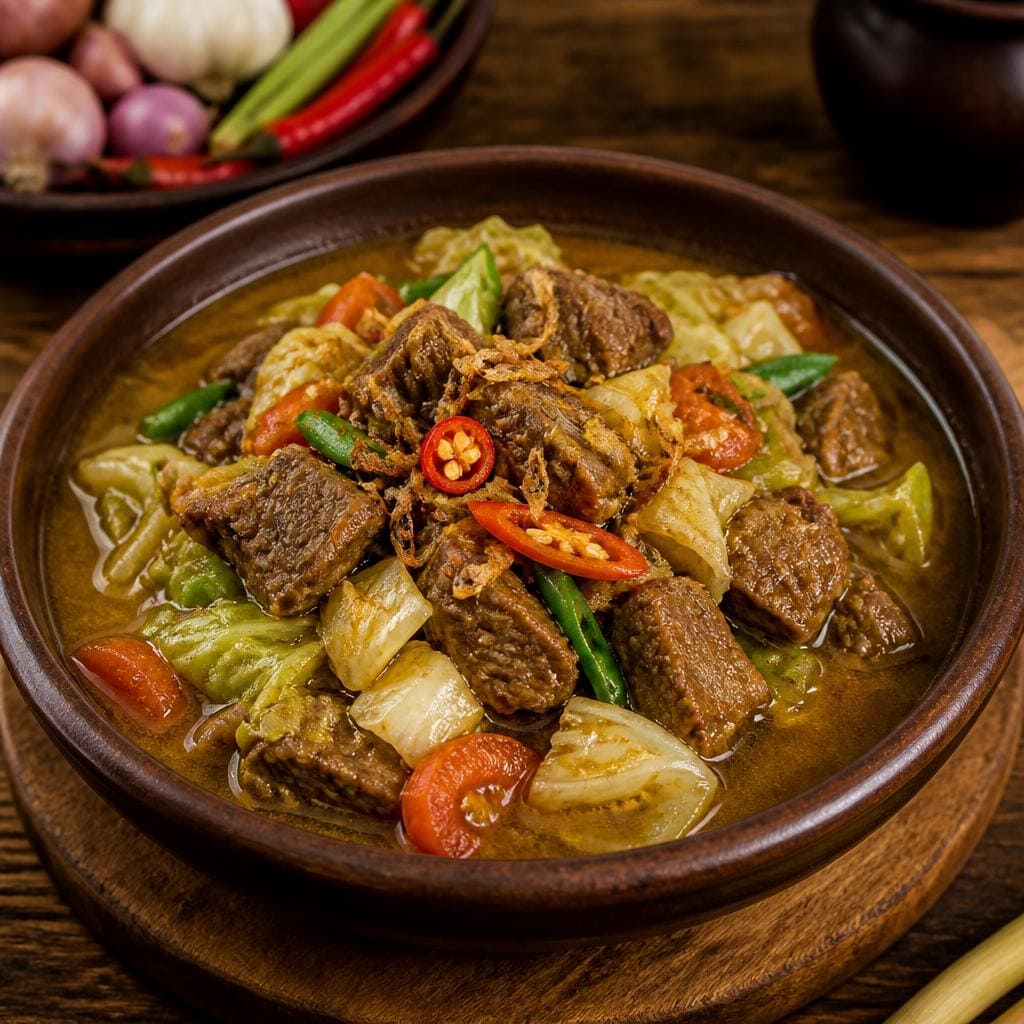 Tongseng Sapi dari Bakso Lapangan Tembak Senayan